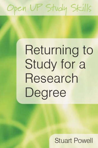 Returning to study for a research degree