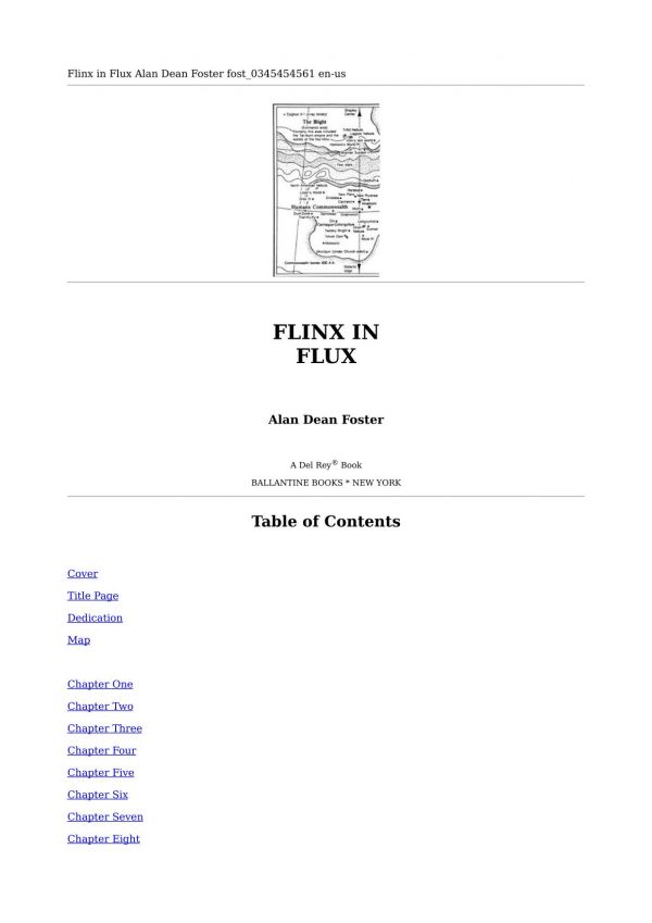 Flinx in Flux