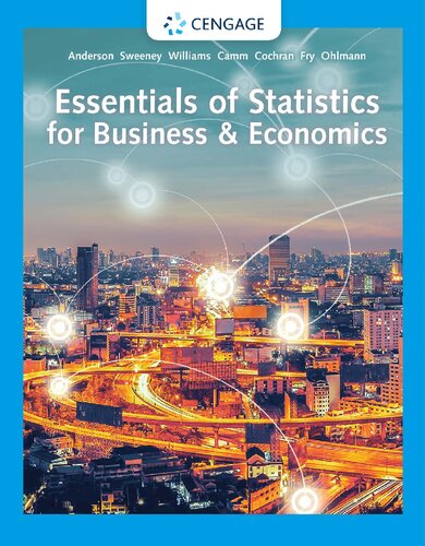 Essentials of Statistics for Business &amp; Economics