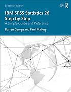 IBM SPSS Statistics 26 Step by Step