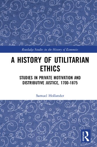 A History of Utilitarian Ethics