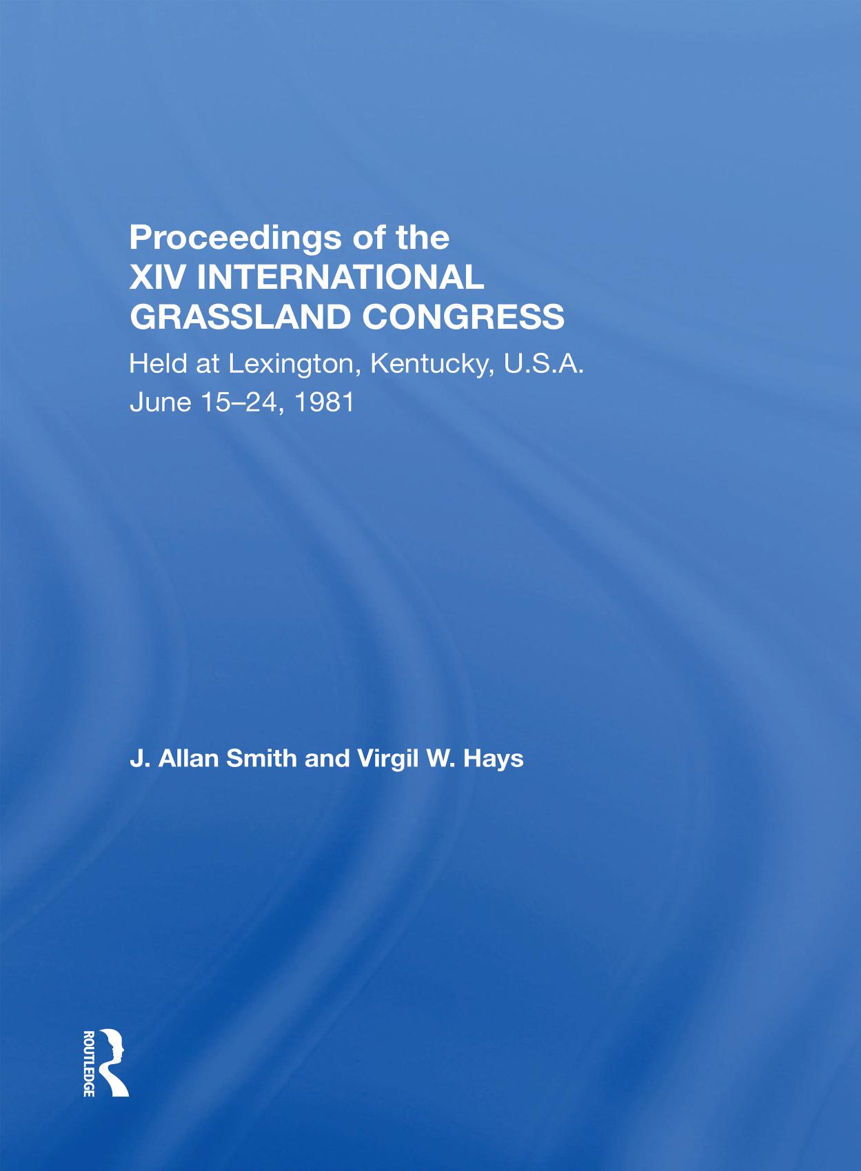 Proceedings of the XIV International Grassland Congress