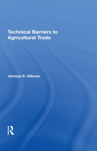 Technical Barriers to Agricultural Trade