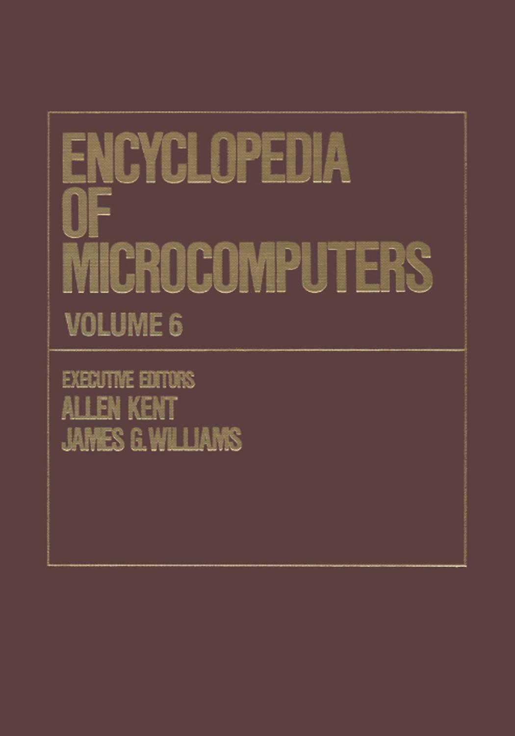 Encyclopedia of Microcomputers