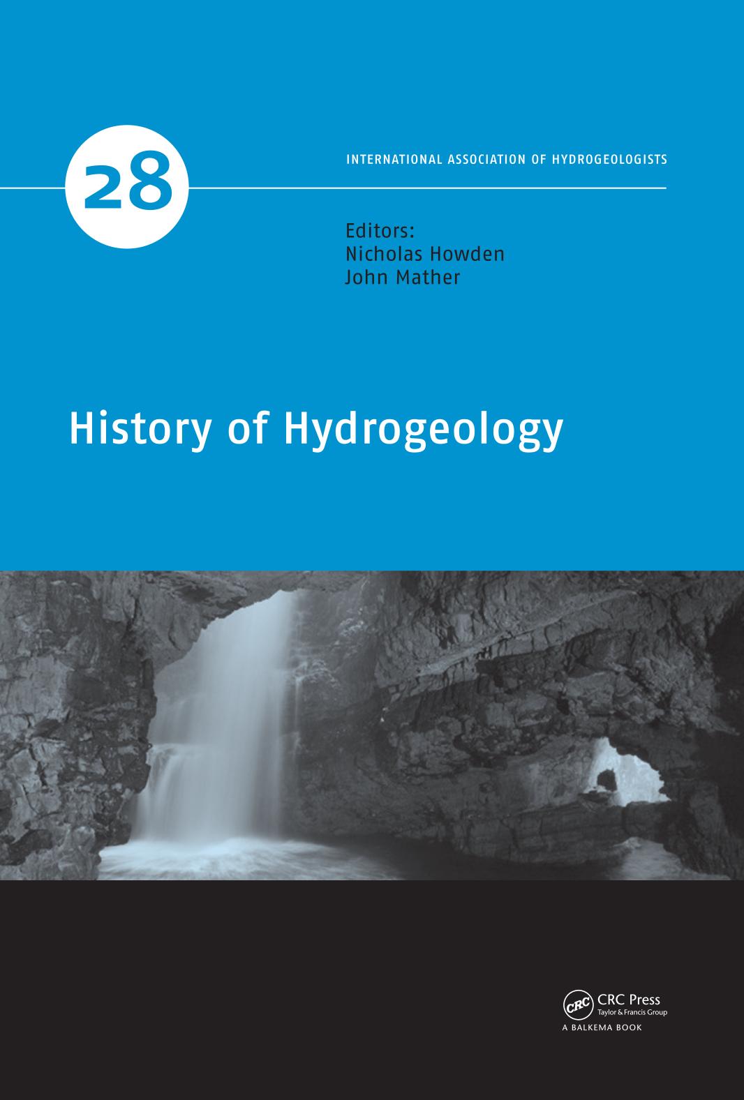History of Hydrogeology