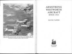 Armstrong Whitworth Aircraft Since 1913