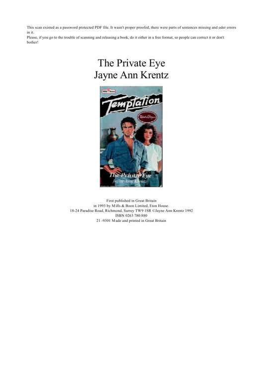 The Private Eye