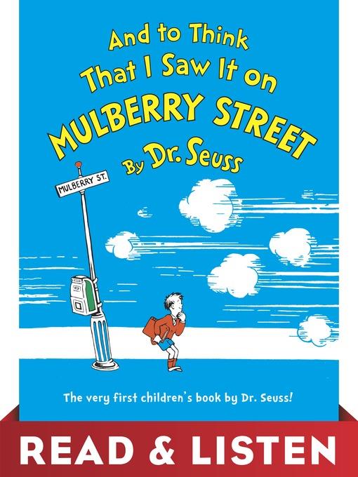 And to Think That I Saw It on Mulberry Street