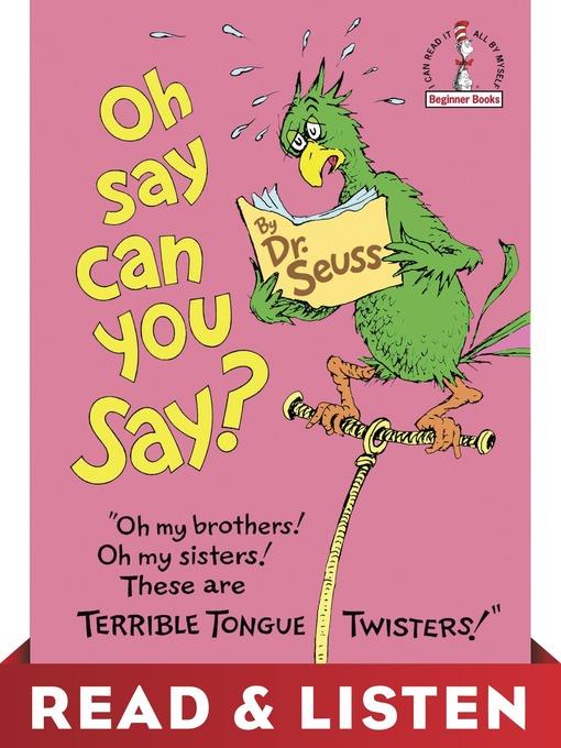 Oh, Say Can You Say?