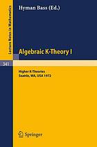 Algebraic K Theory