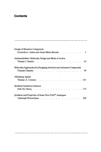 Medicinal chemistry