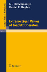 Extreme Eigen Values Of Toeplitz Operators