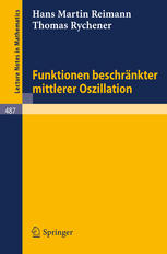 Funktionen Beschrankter Mittlerer Oszillation