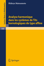 Analyse Harmonique Dans Les Systèmes De Tits Bornologiques De Type Affine