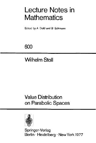 Value Distribution on Parabolic Spaces