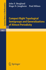 Compact Right Topological Semigroups And Generalizations Of Almost Periodicity