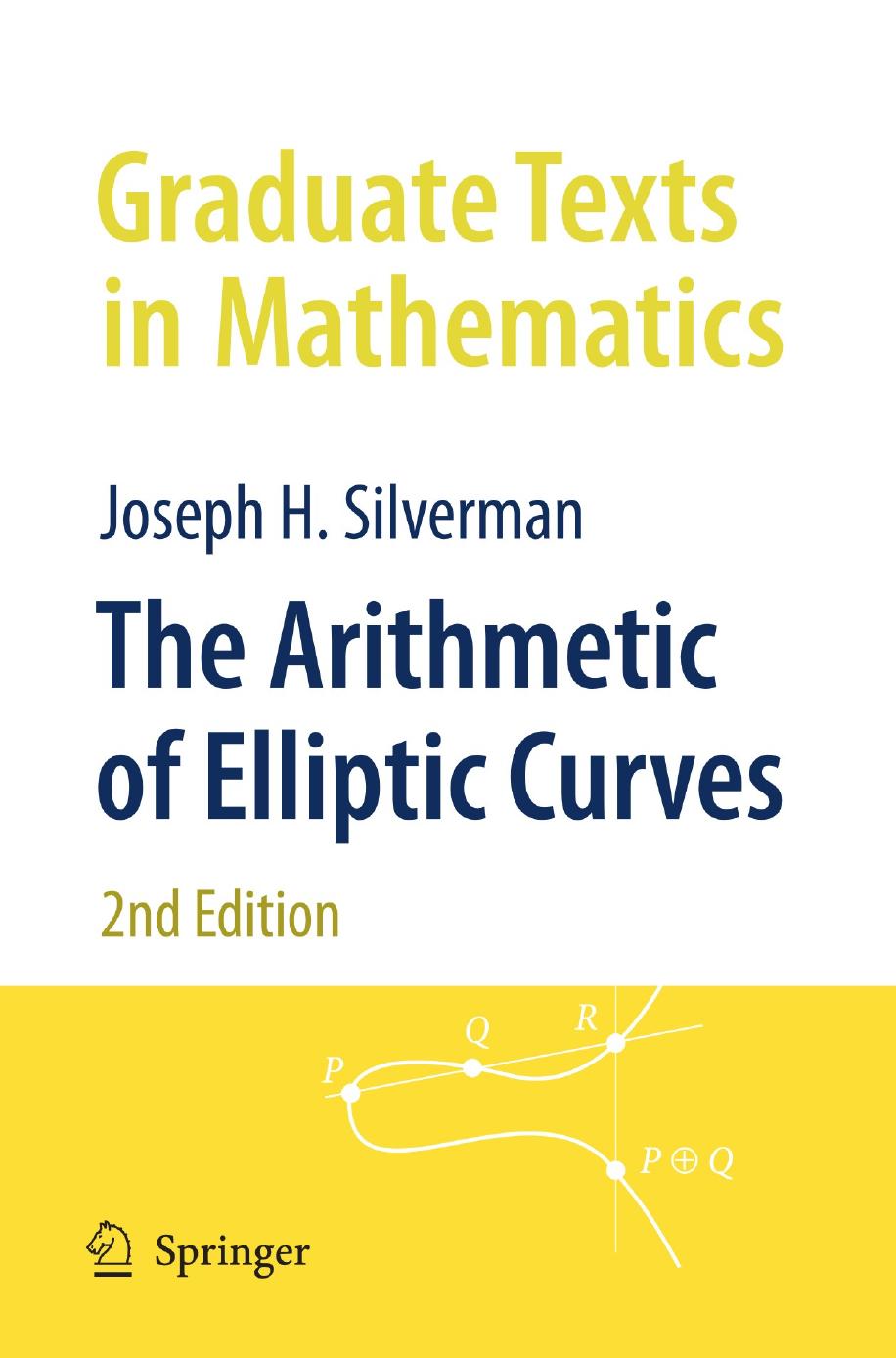 The Arithmetic of Elliptic Curves
