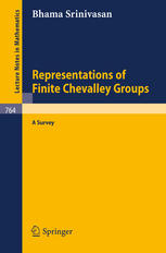 Representations Of Finite Chevalley Groups