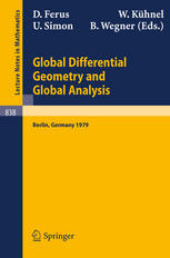 Global Differential Geometry and Global Analysis