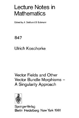 Vector Fields And Other Vector Bundle Morphisms