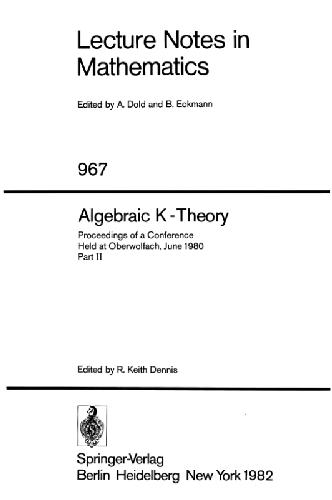 Algebraic K-Theory