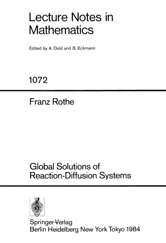 Global Solutions of Reaction-Diffusion Systems