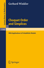 Choquet Order And Simplices