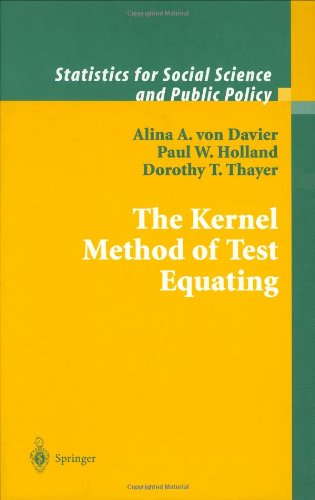 The Kernel Method of Test Equating