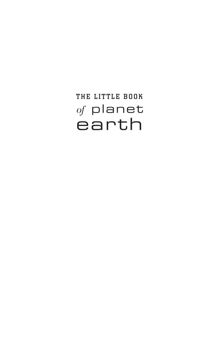 The little book of planet Earth