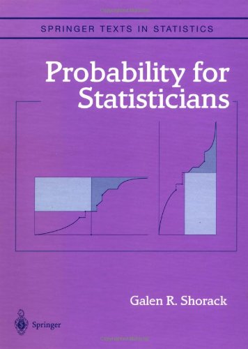 Probability for Statisticians