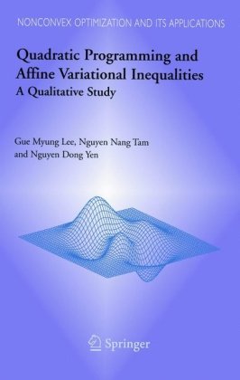 Quadratic Programming and Affine Variational Inequalities