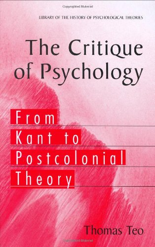 The Critique of Psychology