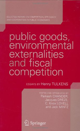 Public Goods, Environmental Externalities and Fiscal Competition