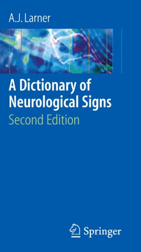 A Dictionary of Neurological Signs