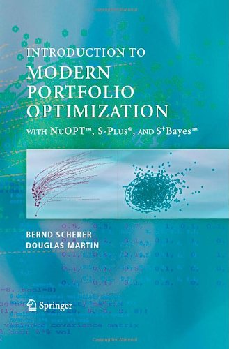 Introduction to Modern Portfolio Optimization with Nuopt and Splus