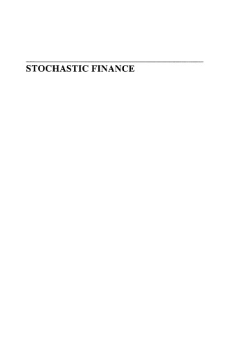 Stochastic Finance