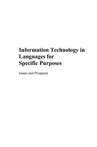 Information Technology in Languages for Specific Purposes