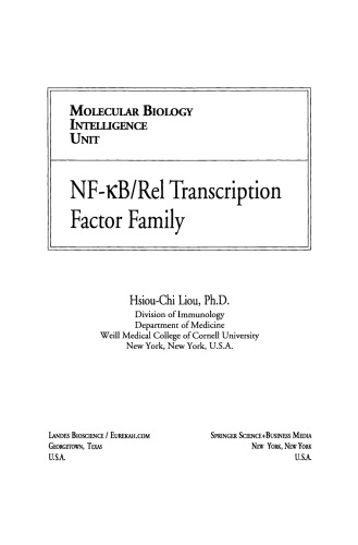 Nf?b/Rel Transcription Factor Family