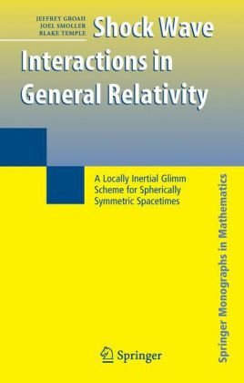 Shock wave interactions in general relativity : a locally inertial glimm Scheme for spherically symmetric spacetimes