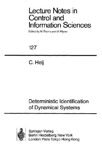 Deterministic identification of dynamical systems