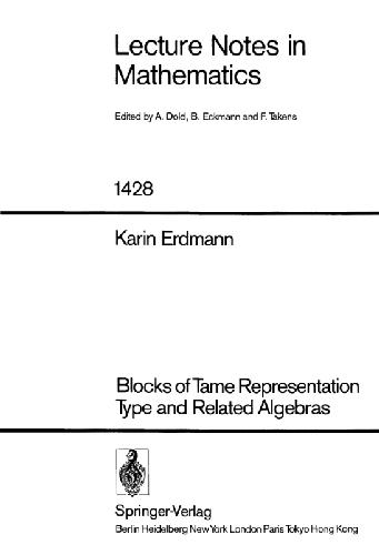 Blocks Of Tame Representation Type And Related Algebras