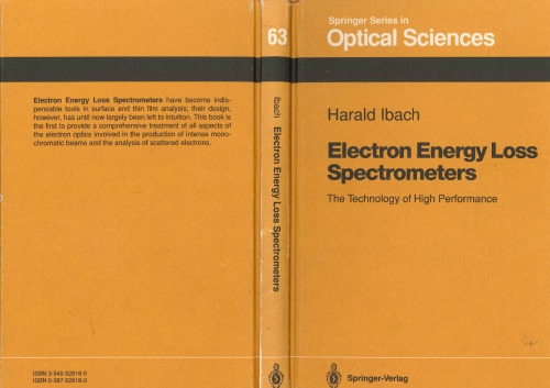 Electron Energy Loss Spectrometers