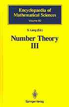 Number Theory III