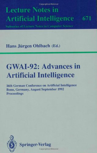 GWAI-92 - Advances in Artificial Intelligence