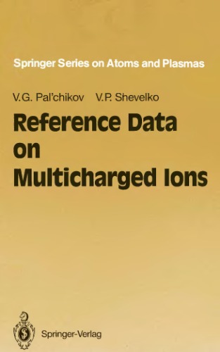 Reference Data On Multicharged Ions