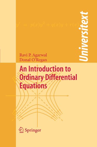 An Introduction To Ordinary Differential Equations