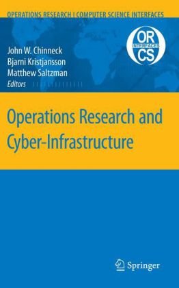 Operations Research and Cyberinfrastructure