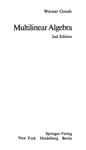 Multilinear Algebra