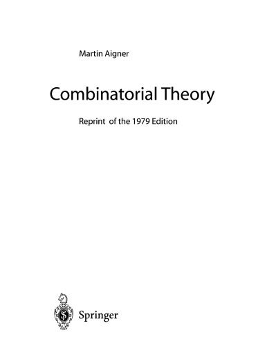 Combinatorial Theory