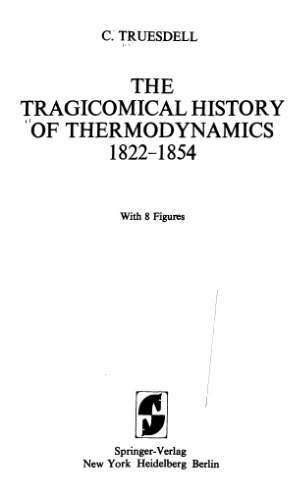 The Tragicomical History of Thermodynamics, 1822 1854